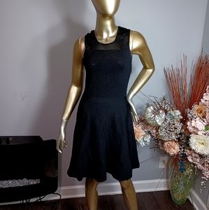 Ann Taylor dress with fishnet neckline